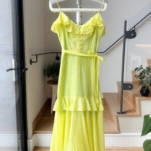 Milly NY Spring / Summer Dress - Spaghetti Straps and Romantic Ruffles - Size 4